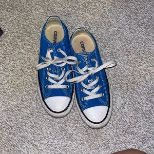 Blue Low Top Converse